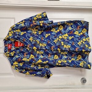 Lowes Button Up Men 2XL Koala Kangaroo Floral Shirt Australia Party Core New